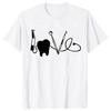 Heartbeat Dentist Dental Assistant T ShirtUnisex Style Shirts for WoClothing Casual T-shirts Harajuku Graphic T Shirts