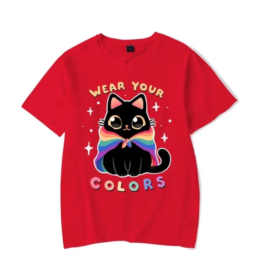 Men's T-shirt Wear Your Colors Lgbt Kawaii T Shirt Men Women Tshirt Graphic Male T Shirts Oversized T Shirt Camisetas Masculino