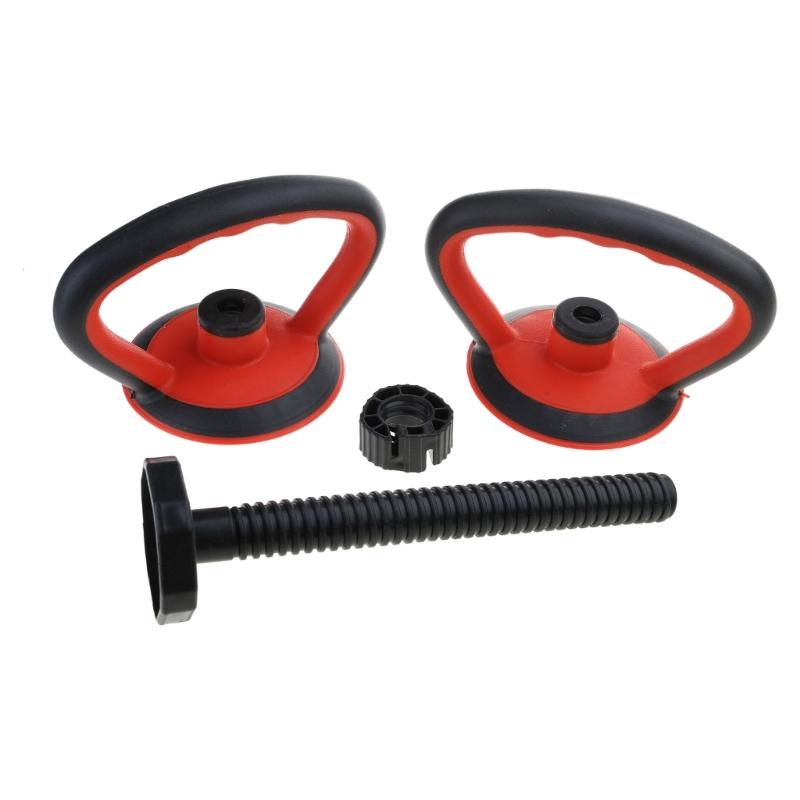Verstellbarer Kettlebell-Griff für Gewichtsscheiben Gewichte Hanteln Konverter Trainingsgerät für Fitnessstudio Workout