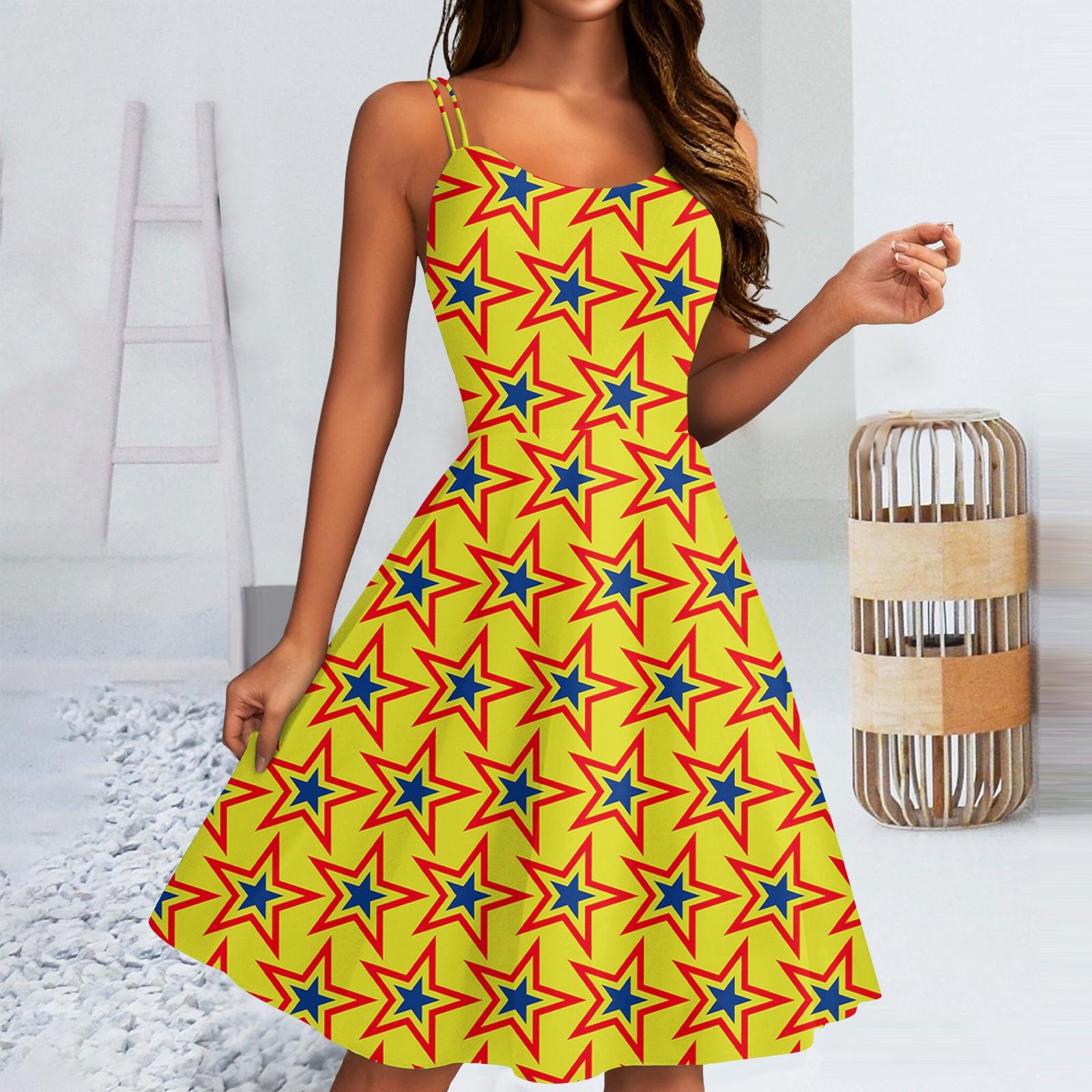 

Женское сексуальное платье с открытыми плечами в стиле панк-винтаж с принтом «День независимости» S белый