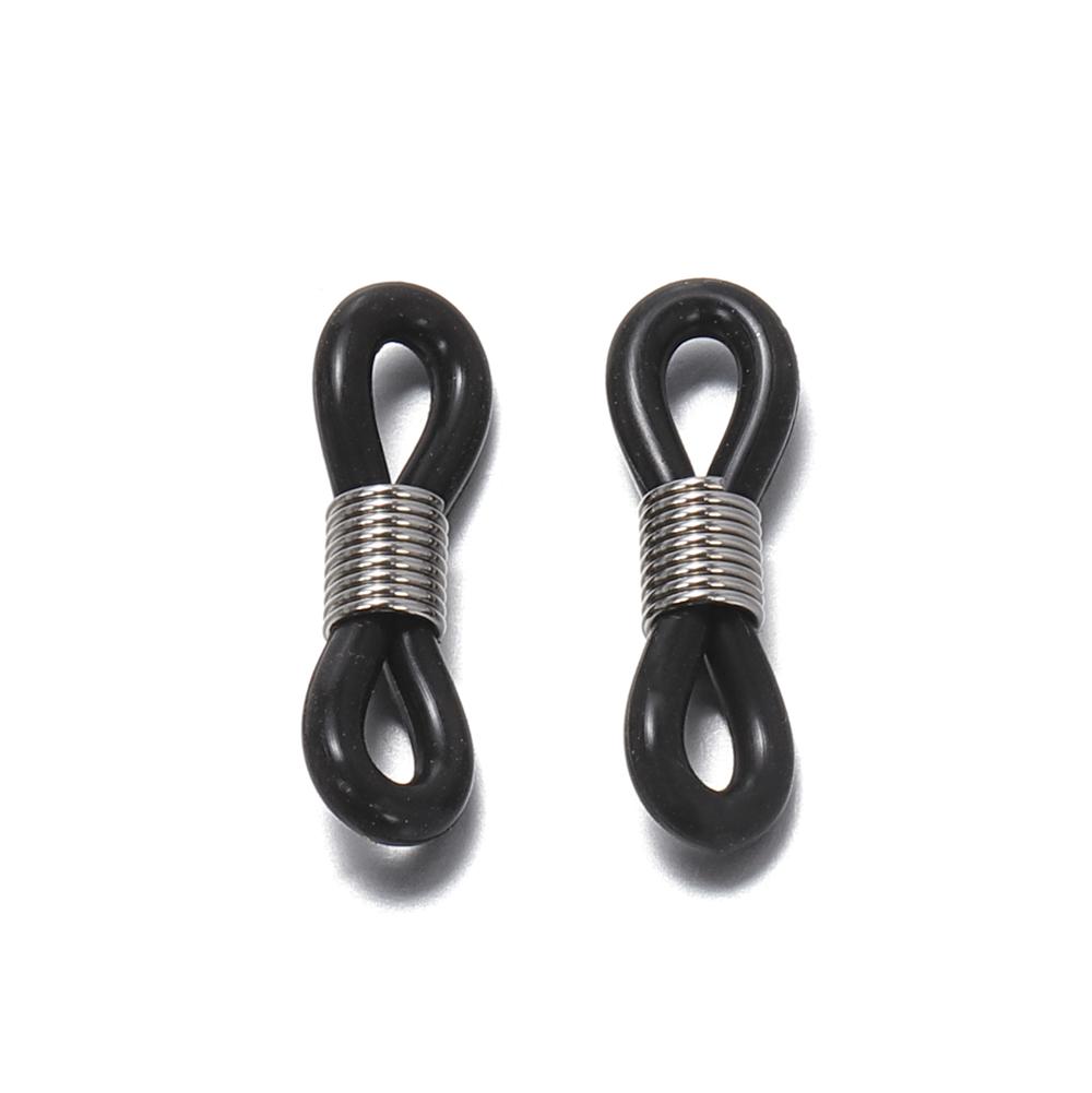 50pcs Eyeglasses Chain Rubber Connector Spectacle Frame Connector Retainer for Sunglasses Holder Chain Necklace Accessories