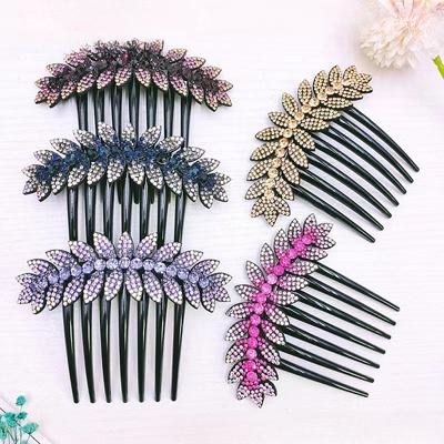 1PC pettine per capelli alla moda da donna forcina per capelli con strass ornamento per capelli da donna copricapo accessori per capelli