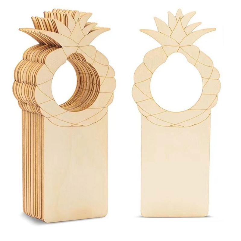 12 Pezzi Appendini in Legno Non Verniciato per Porte Cartelli in Legno Non Verniciato per Artigianato Cartello di Benvenuto Avvisi di Occupazione Decorazione per la Casa