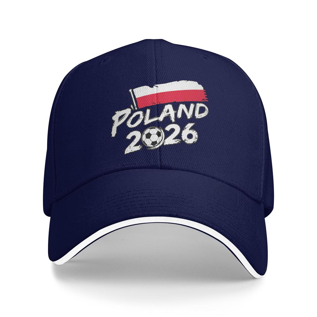 Poland Soccer n Polish Flag Baseball Cap  Street Style Trucker Hat Summer Women Unisex Hiking Fishing Baseball Caps