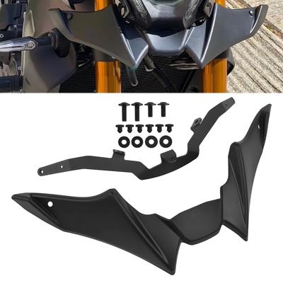 MT-09 Beak Nose Cone Sport Downforce Naked Frontal Spoilers Winglet Aerodynamic Wing Deflector Kit For YAMAHA MT09  MT 09 SP