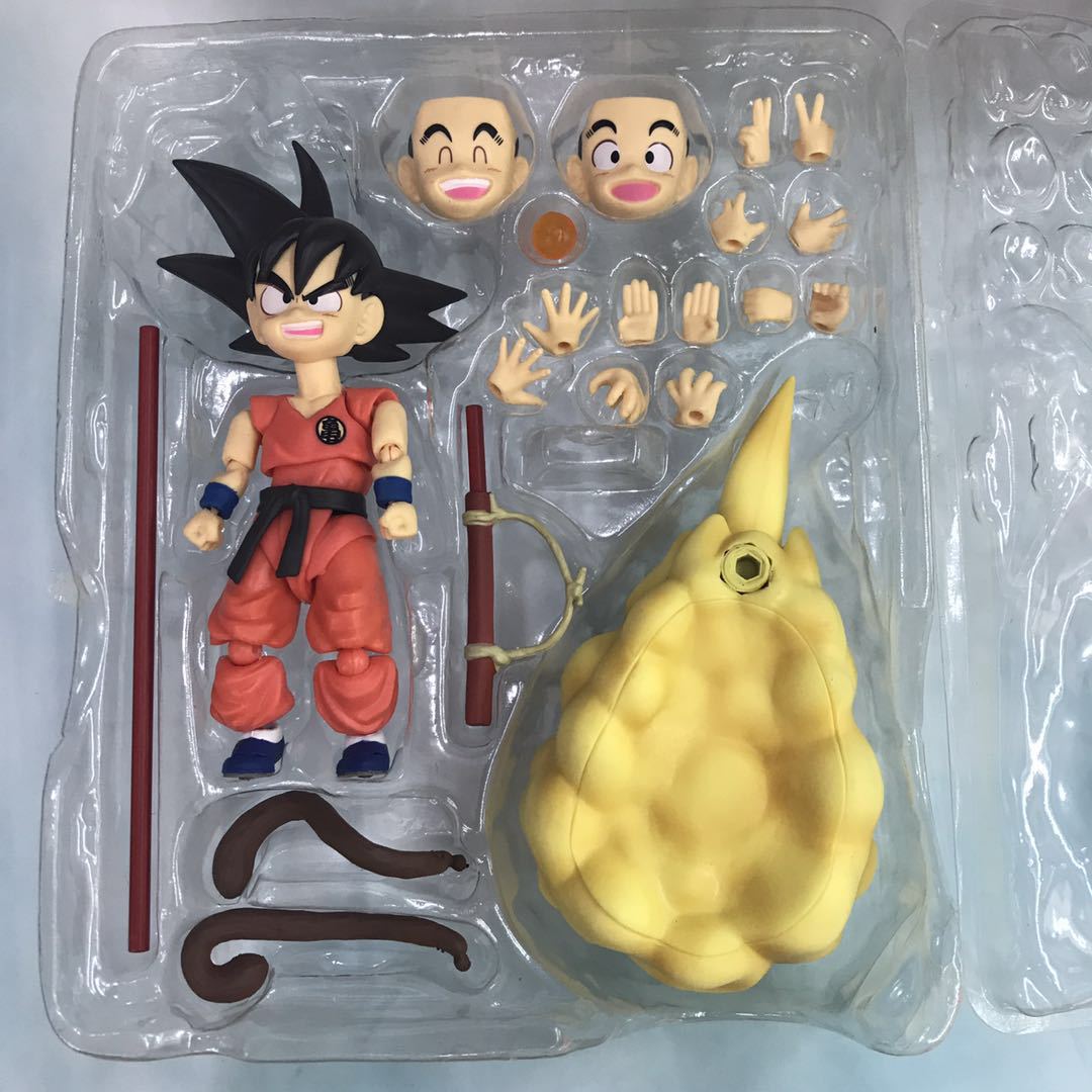 

12CM Animation Dragon Sphere Action Figures Super Saiyan Adorable Son Goku Polyvinyl Chloride SHF Miniature Playthings Holiday Present