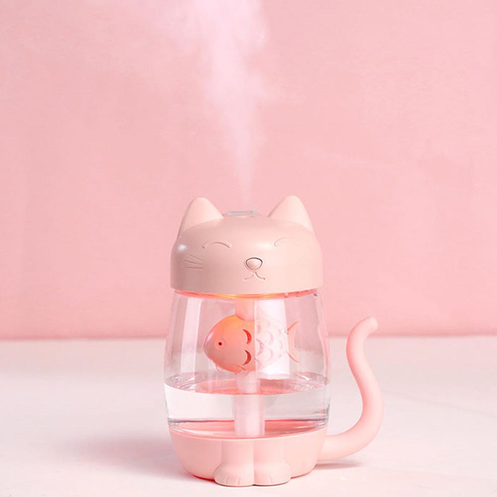 Cute Cat Humidifier Office Home Mini USB Humidifier 3 in 1 Humidifier