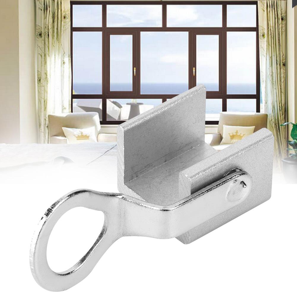 6Pcs Adjustable Aluminum Alloy Window Lock Safety Sliding Window Locks Stop Hardware AccessoryD Type