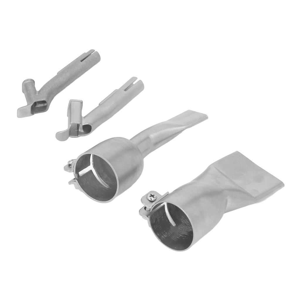 4-teiliges Set Heißluftpistolendüse 2 Stück Flache Breitmauldüsen 2 Stück Schweißdüsen für PP