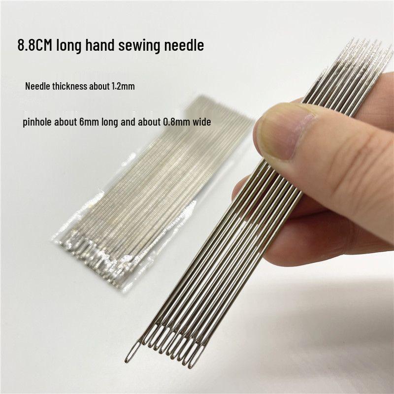 Extra Large Burlap Knitting & Sewing Needle - Thick, Extended, Big Eye Design