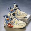 Children's Shoes, Sneakers, Leather Sneakers, Medium and Large Children, Swivel Button Basketball Shoes, Spring and Summer New Children's Children