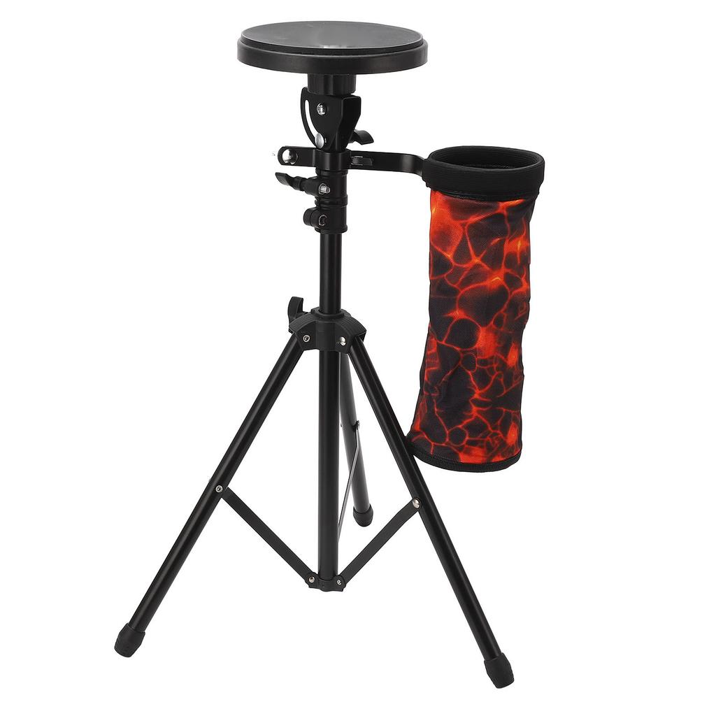 Drum Practice Pad Stand Kit 6 Inch Drum Pad with Adjustable Stand Storage Bag for Beginners Drum Training