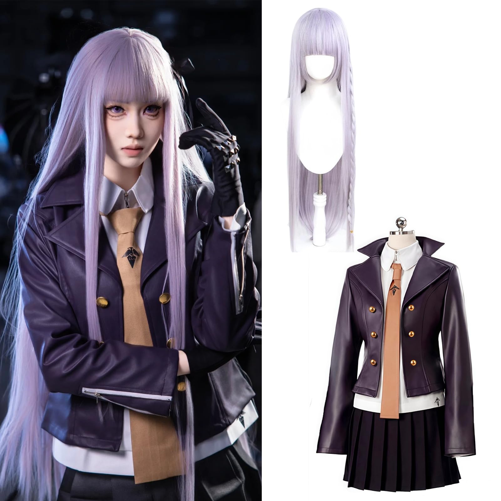 

Косплей Киоко Киригири Косплей Киоко Киригири Костюм-униформа [CR ROLECOS] Костюм, (Кёко Киригири, XXL)