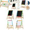 Kid Magnetic Drawing Board With Elevating Wooden Frame For Artistic Play And Education