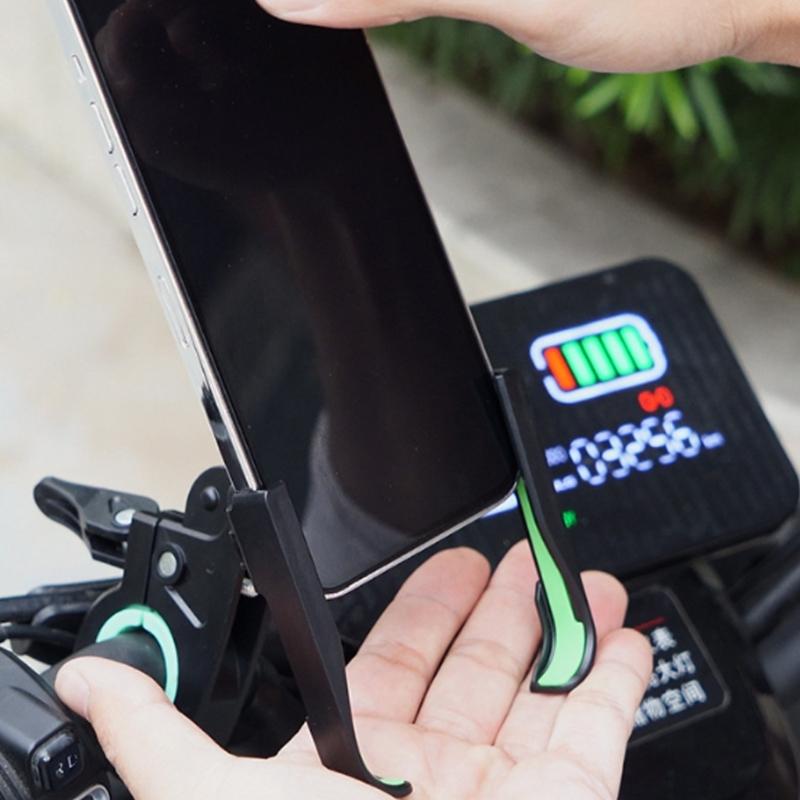 360 Rotating Bike Phone Holder Bicycles Phone Clamps Scooter Phone Clip Adjustable Nonslip Cycling Bracket Enduring