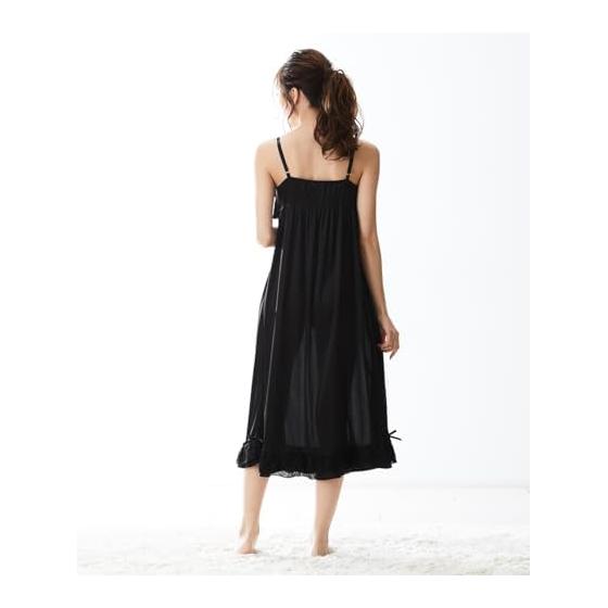 [Nissen] Slip Chest Ruffle Sexy Room Cami Dress