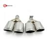 Mercedes AMG Quad Outlet Stainless Steel Tailpipe for W204 C-Class, W212 E63, C63, S-Class, S65.