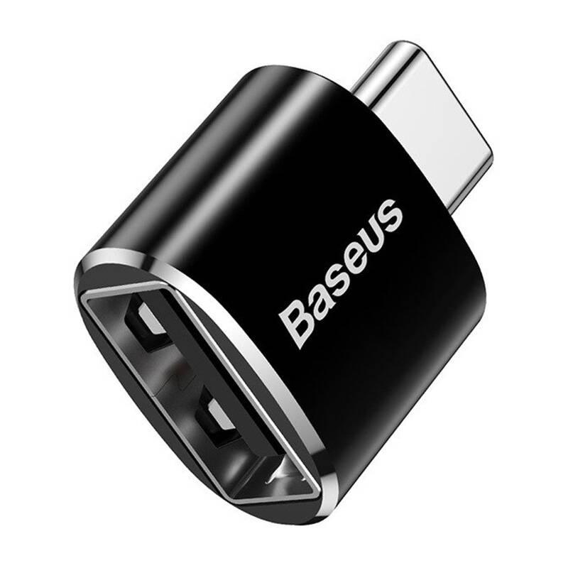 Adapter Baseus USB To USB Type-C 2,4A (Black)