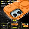 KEYSION 360° Rotating Ring Stand Phone Case for OPPO A6x 5G A6 A6t Pro A6s 5G Slide Camera Protection Magnetic Shockproof Cover