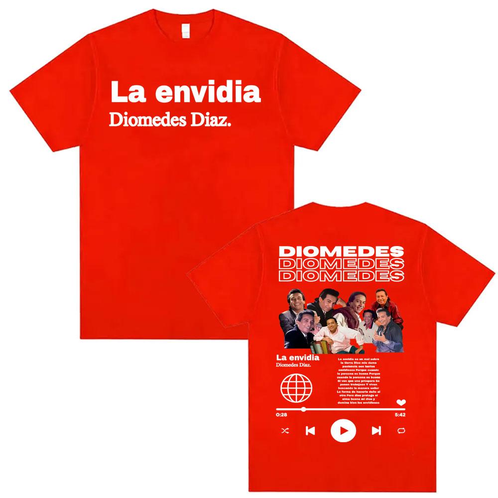 

Diomedes Diaz La Envidia Album Graphic T Shirt Mens Clothing Fashion Hip Hop Pop Music Summer High Quality 100 Cotton Tshirt XL