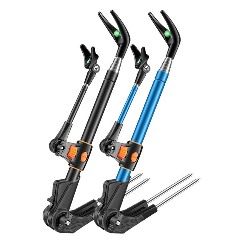 Multi-functional Stainless Steel Fishing Rod Holder and Ground Insert Stand