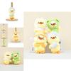 Fluffy Plush Annoying Duck Keyring Short Plush Animal 14cm Fun Desk Accessory