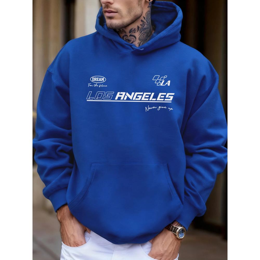 Printed Daily Versatile Comfortable Hoodie Men's Loose Simple Hoodies Sweatshirts Men’s