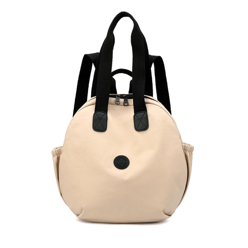 Korean Style Round Shape Shoulder Bag Large Capacity Fitness Bag Swimming Nylon Backpack Girls