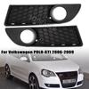 For Vw Polo 9n3 Car Fog Light Vent Grill Cover for VW POLO-GTI 2005 2006 2007 2008 2009 MK4 Front Bumper Lower Grille Accessorie