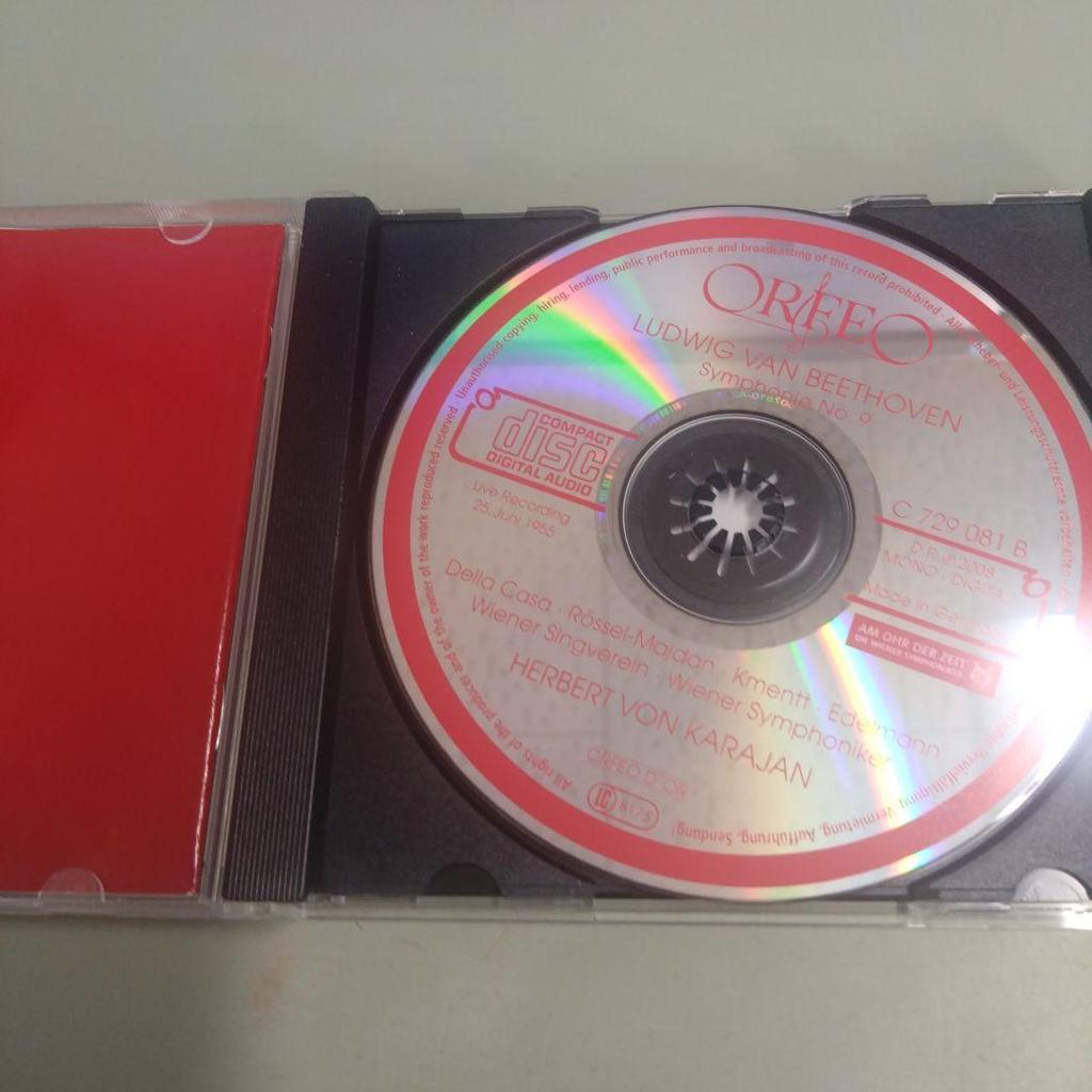 [USED] Beethoven: Symphony No. 9 “With chorus” Karajan/VSO Vienna Musikverein c…