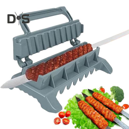 Large Kebab Maker Manual Kabob Mold Portable Barbecue Skewers Family Gathering Innovative Barbecue Mold