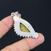 Gift For Her 925 Silver Natural Polychrome Jasper Gemstone Pendant Flower