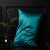 European Style Pure Mulberry Silk Double-Sided Pillowcase, Solid Color, Envelope Style, Beauty Pillowcase.