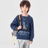 Duojia Boys' American Retro Print Sweatshirt