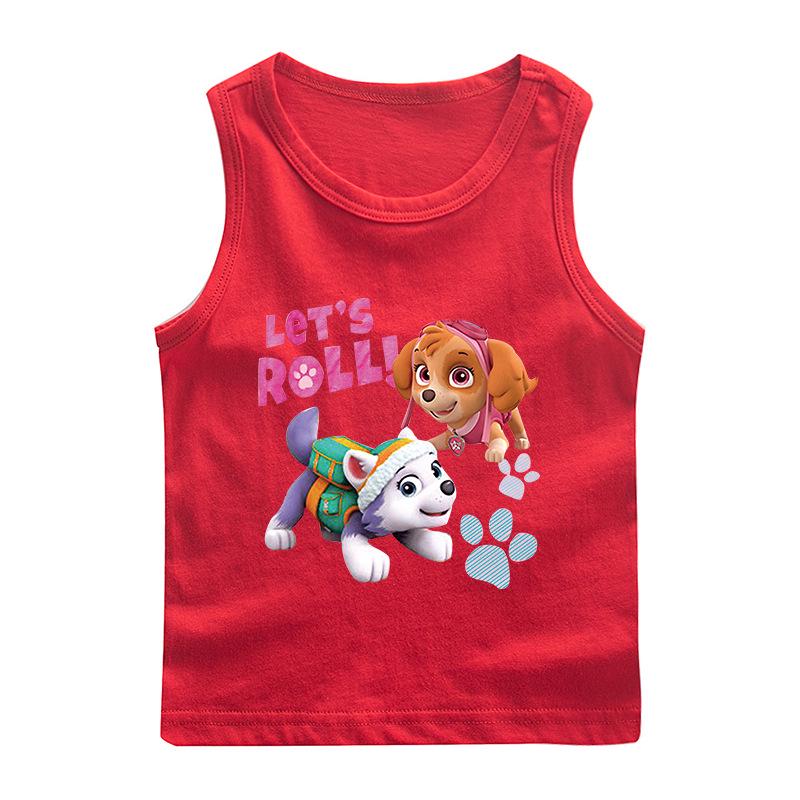 Paw Patrol Kids  Sleeveless Summer Vest - Cotton Base Layer for Boys & Girls 90 cm
