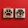 Dog Paw Shaped Leather Cutting Die Leather Craft Making Mould DIY Leather Template Punching Stencil Ornaments Handmade Mould