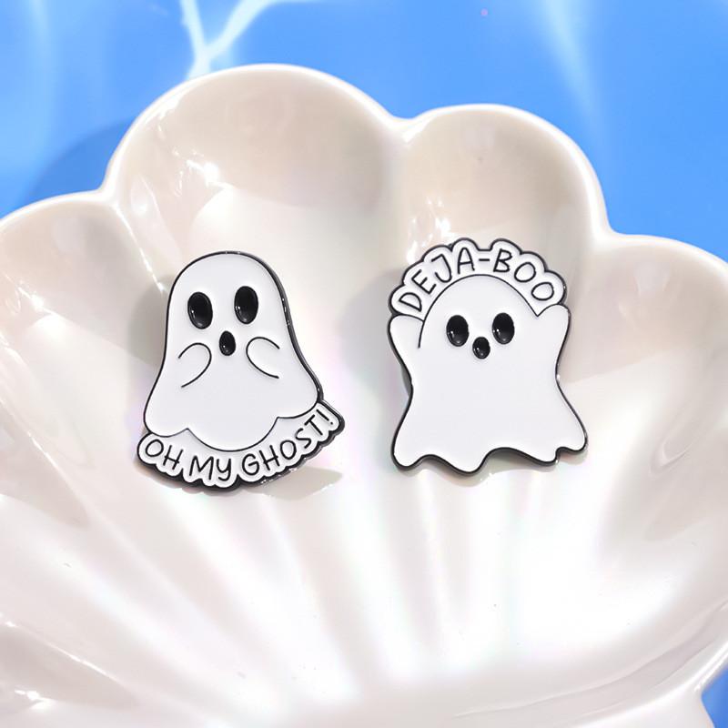 Fun Whimsical And Cartoon Ghost Brooch Stylish And Personalized Gift For Enthusiasts Halloween