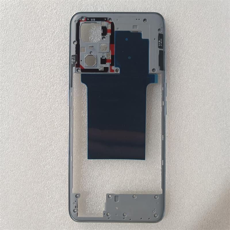Per Realme GT Neo 2 Neo2 RMX3370 Cassa Completa Telaio Centrale + Vetro Copertura Posteriore Batteria Parti di Ricambio Posteriori