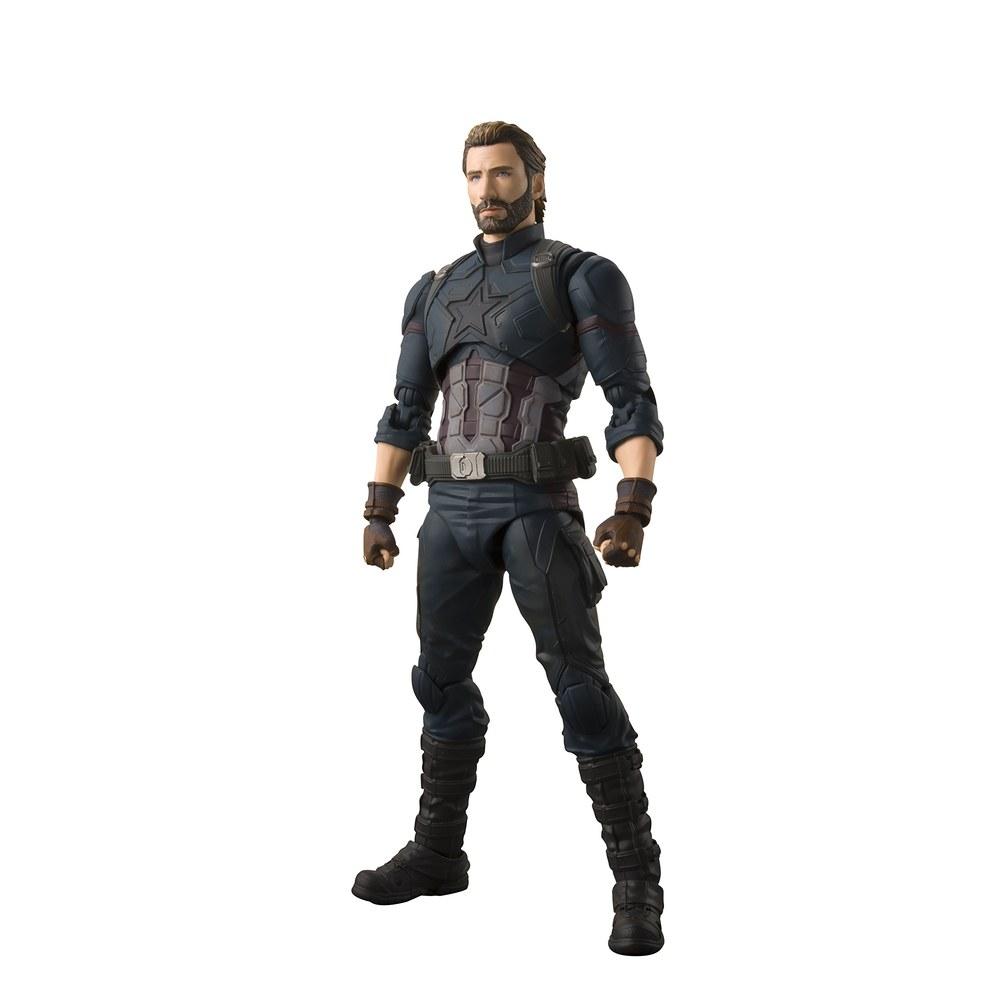 Tamashii Nations S.H. Figuarts Avengers Captain America Infinity War PVC ABS Movable Figure 155mm