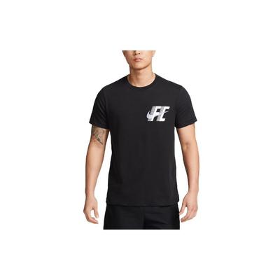 FC Dri-FIT Graphic Print Crew Neck T-Shirt Men Tops Black FD0040-010