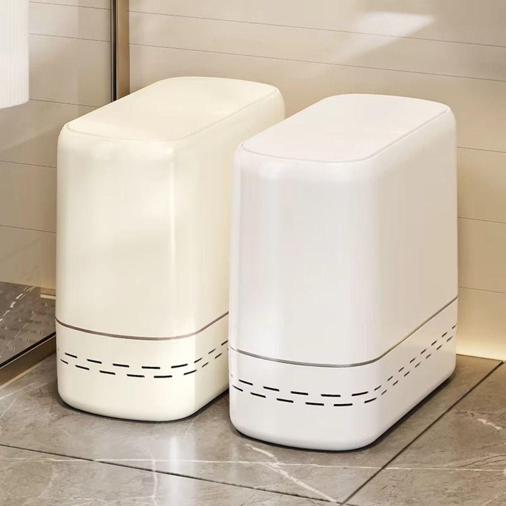 Storage Bucket Waterproof Bin Thickened Desktop Garbage Bin Sealed Trash Can  Kitchen