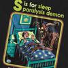 Steven Rhodes Womens/Ladies Sleep Paralysis Demon T-Shirt