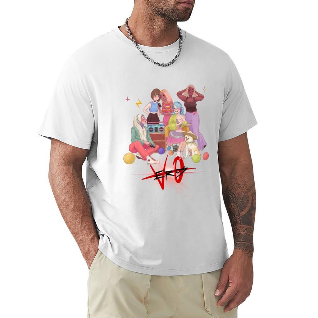 The Egirls Tshirt Casual Loose Fit Short Sleeve Tshirt