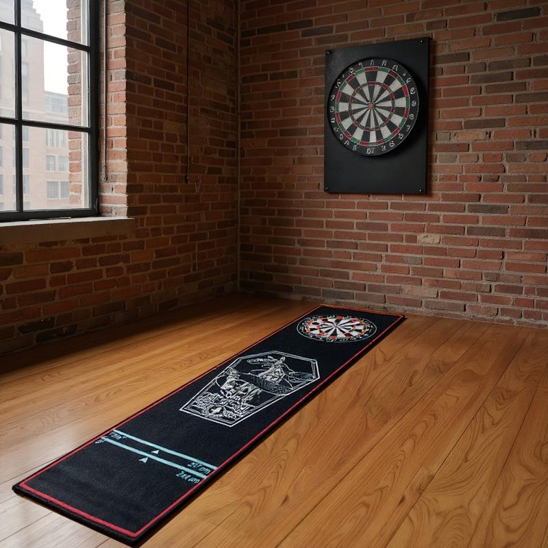 Covorașul de Darts Anti-Alunecare și Rezistent la Uzură Este Special Conceput Pentru Baruri de Acasă și Arcade de Jocuri. Este o covoraș de darts ușor de curățat