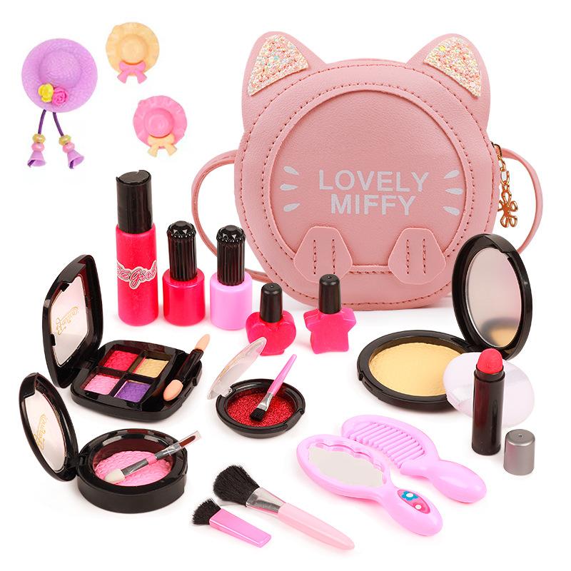 Children'S Cosmetics Girls Dressing Toys Simulation Playing House Princess Makeup Handbag Accessories Set