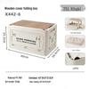 Folding Camping Storage Box with Wheels