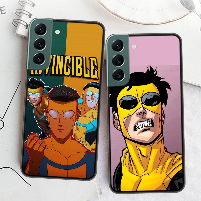Cartoon Invincible Phone Case For Samsung Galaxy S22 S25 Ultra S21 S10 Plus S26 Edge S20 S23 S24 FE Cover Silicone Soft TPU