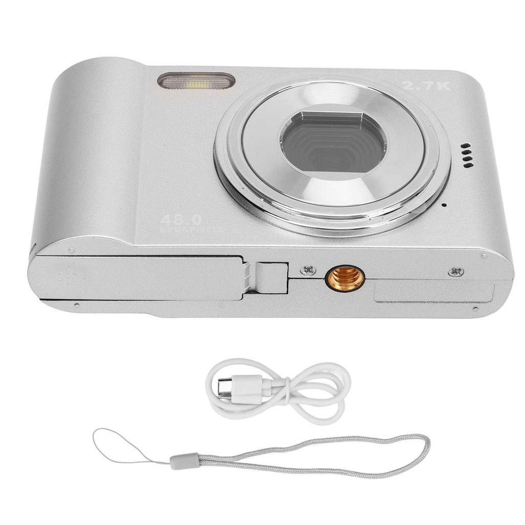 Digital Camera 48MP 2.7k 8x Zoom HD Auto Focus Stylish Cute Camera for Teens Students Boys Girls Seniors Gift