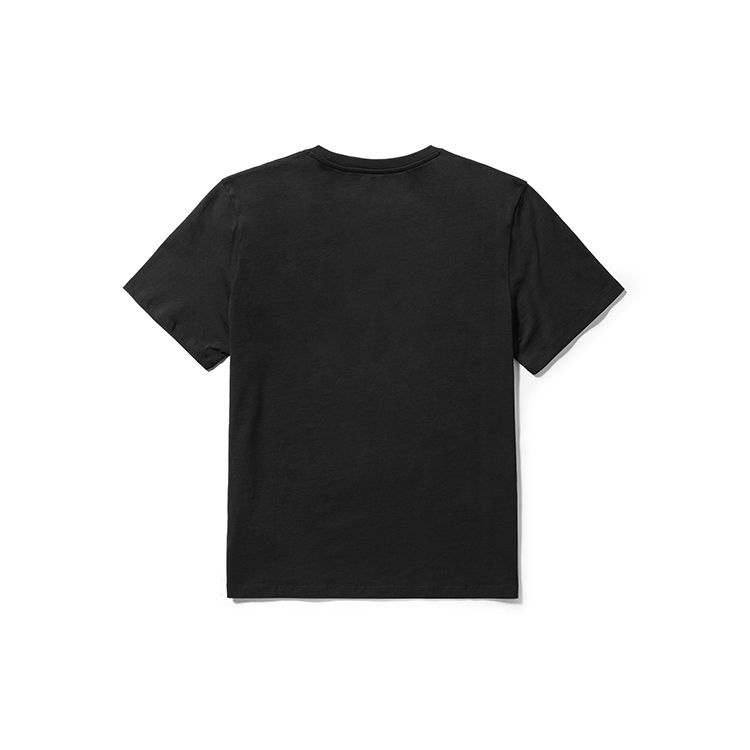 Timberland Letter Print Crew Neck Casual Breathable Short Sleeve T-Shirt Unisex T-Shirt Black A41G5-001