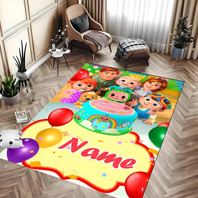 Custom personalization CoComelon - Dance Party Area Rug - Perfect For Kitchen, Bathroom,Laundry Room Decor Large Size Available,Gift All Seasons